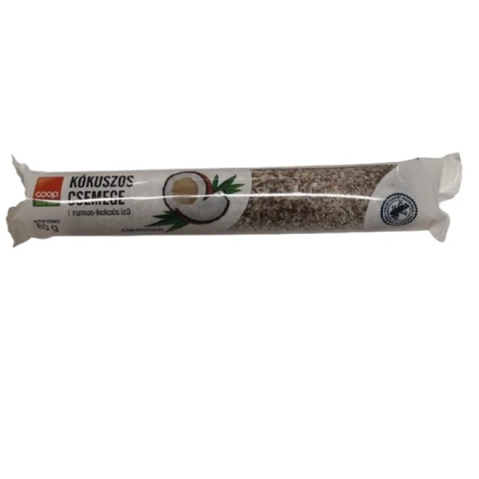 Kokuszos csemege rum kakaos 80g Coop