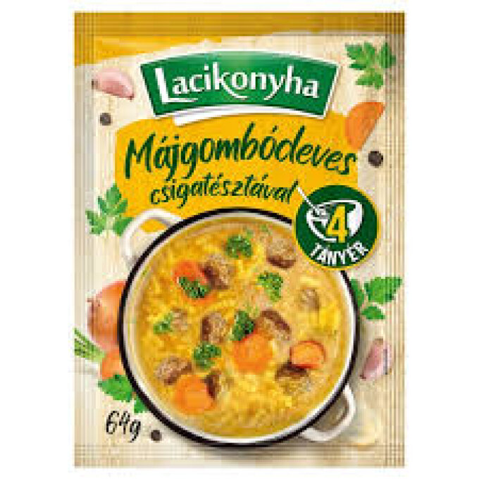 Lacikonyha Majgombocleves csigatesztaval 64g