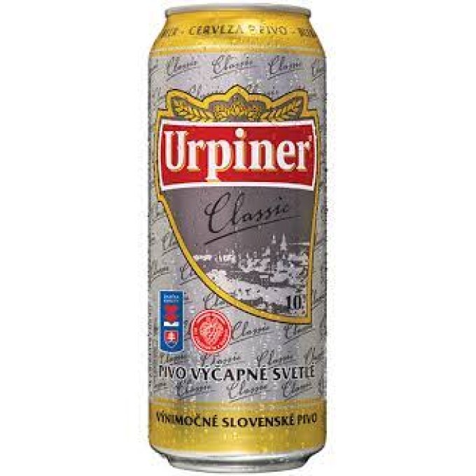 Urpiner Classic 10° 0,5l abv 4%