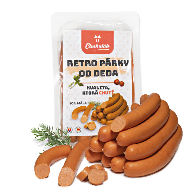 Retro párky od deda 400g Cimbalak